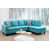 Turquoise Microfiber/Microsuede