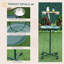 Aire de jeu roulante avec perchoir T-Stand 48 "Pawhut
