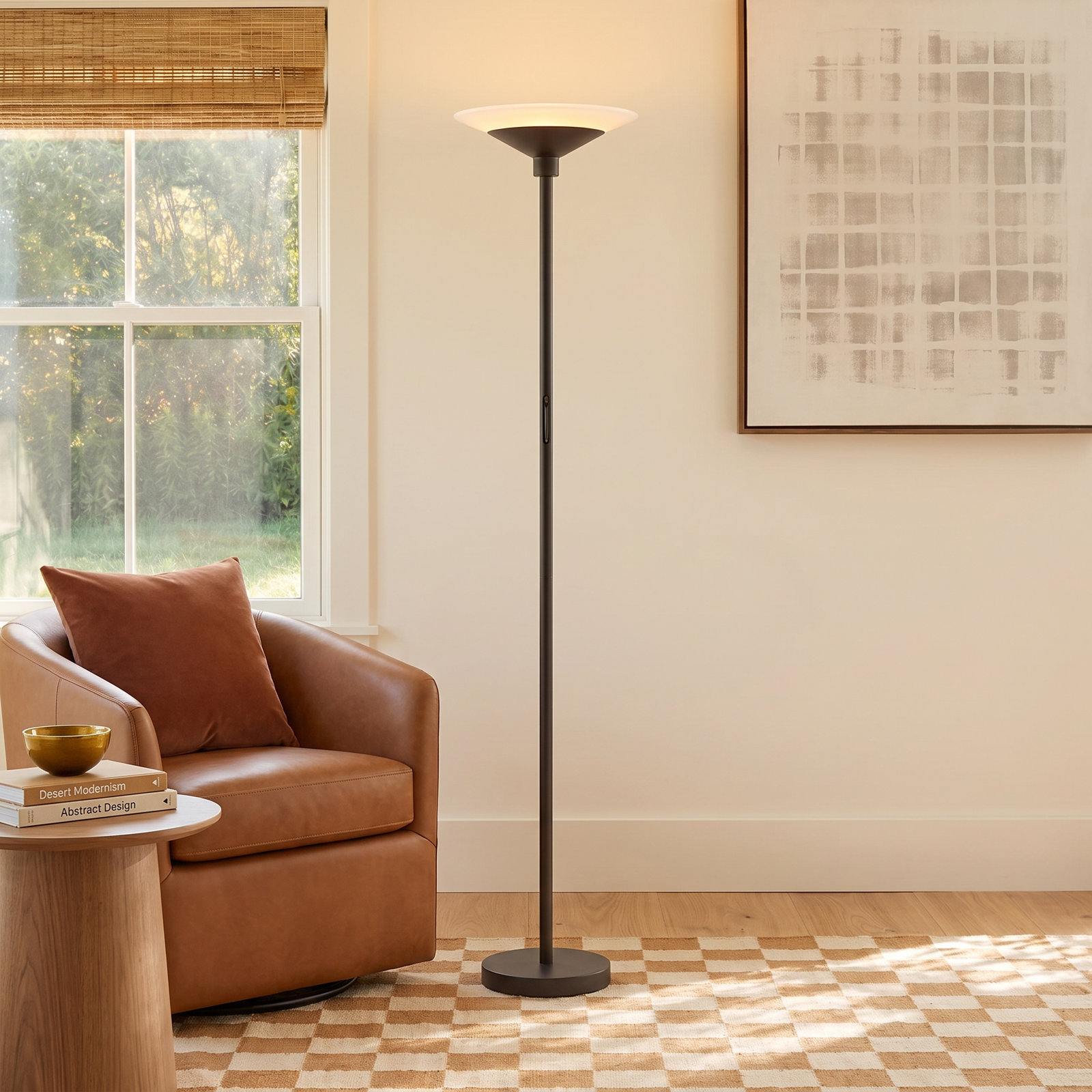 Asberry 71'' LED Floor Lamp, Black