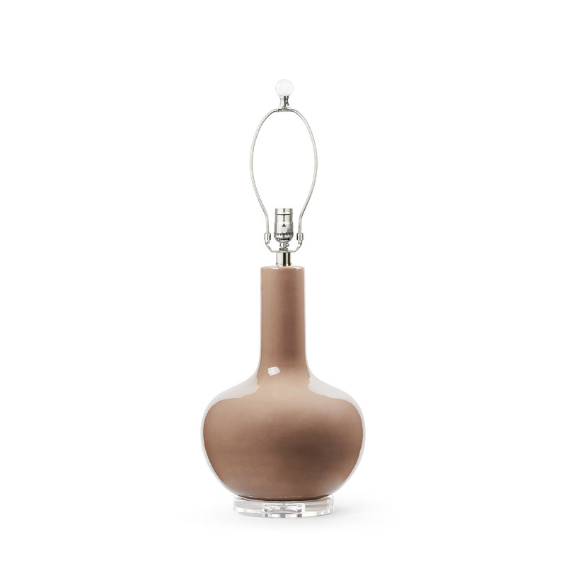 Pablo Table Lamp, Smoked Truffle