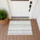 Machine Washable Indoor/Outdoor Dyar ACN2342 Stripes Rug