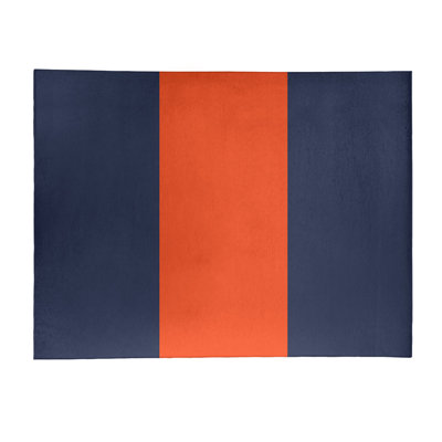 Tapis bleu/orange area