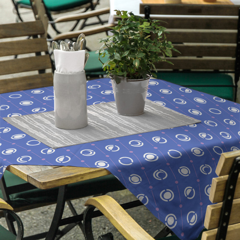 Nappe des phases de lune classiques, Bleu / rose / blanc