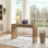 Bureau minimaliste en bois avec tiroir caché Boho