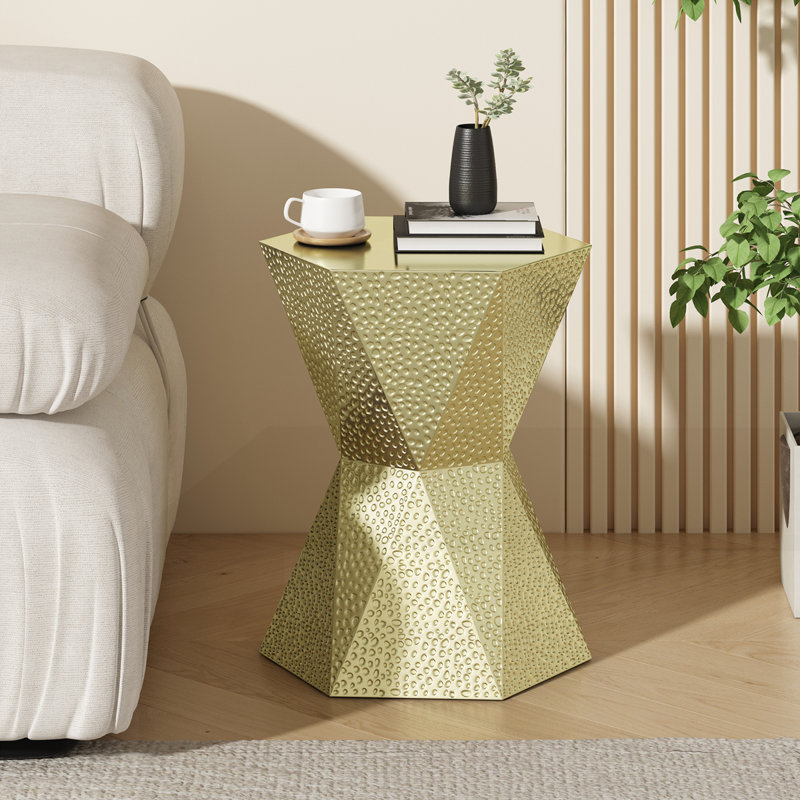 Table d'appoint hexagonale