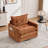 Swivel Barrel Chair Single Sofa-1370594798