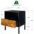 Vivian Nightstand With 1 Drawer – Acacia Wood-2038530591