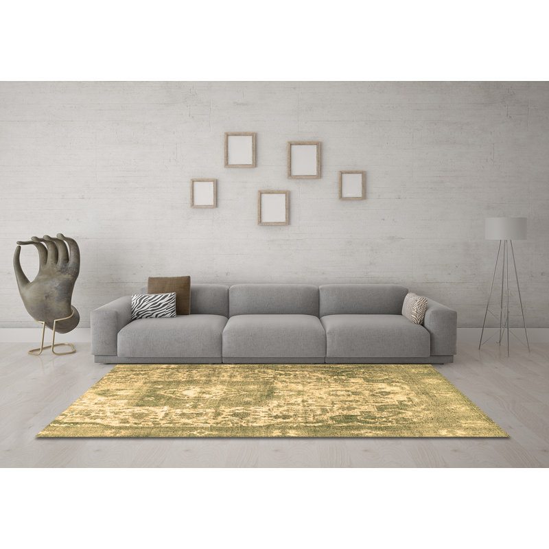 Eastlynn Performance Oriental Indoor Rug, Square 6'