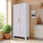 71" Metal Storage Cabinet With Adjustable Shelves - 2 Shapely Doors-966295562