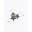 7.62cm Handmade Paper Astrology & Stars Holiday Shaped Ornament