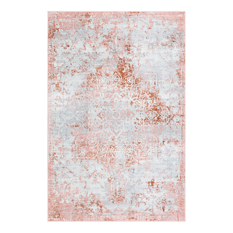 Massie Floral Indoor Rug, Rectangle 6'1" x 9'