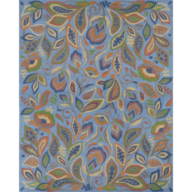 Florals Area Rug, 8' x 10'
