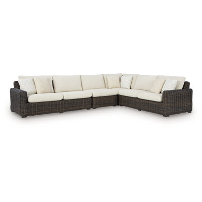 Canapé modulaire d'extérieur 4 pièces Kimora