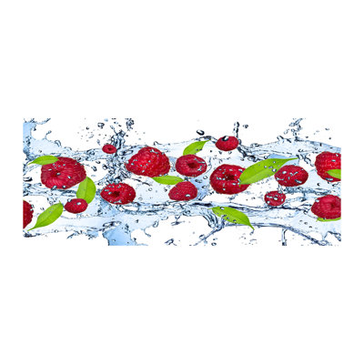 Raspberries And Water - No Frame Print