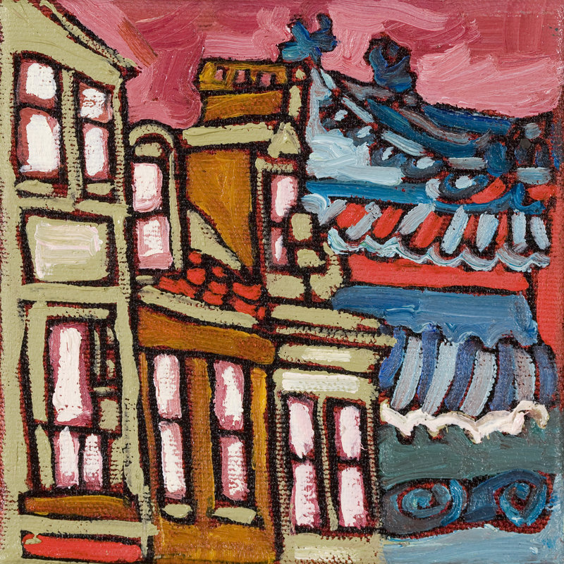 Chinatown III, H 30 po x l 30 po x P 1,25 po