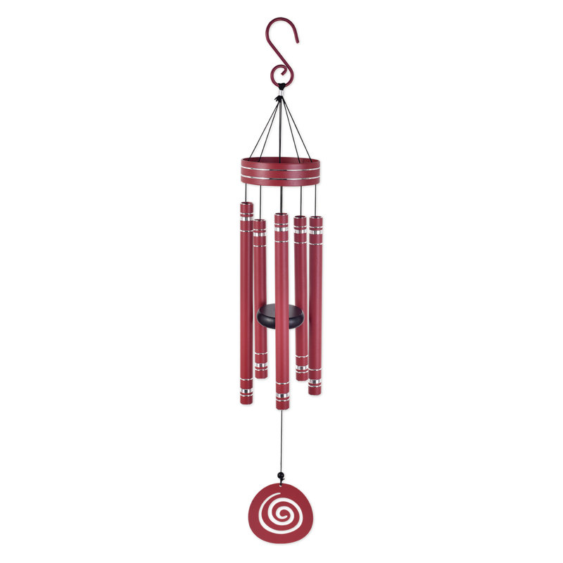 Carillon Hunnicutt, Gris, H 36 po x l 5,5 po x P 2,25 po