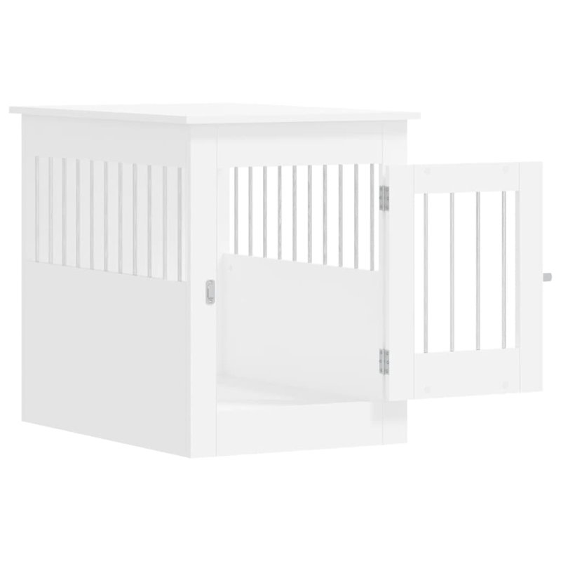 Pet Crate, 68cm H x 55cm W x 80cm D, White