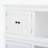 3-in-1 Hall Tree with Overhead Storage Cabinet, 3 Adjustable Side Shelves, 4 Heavy-Duty Hooks, 2 Spacious Drawers, Grooved Back Panel Design, Contrasting Seat Bench, Multifunctional Entryway Organizer-1369788659