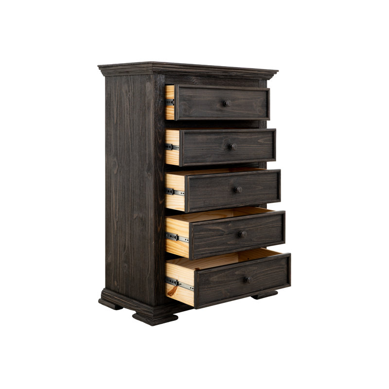 Commode 5 tiroirs Terra Dark
