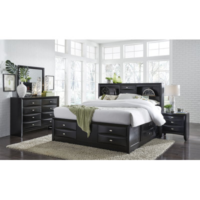 Piechota Bookcase Storage Bed