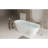 59'' Acrylic Freestanding Bathtub With Unique Diamond Pattern Design: Spacious Oval Shape,  Gloss White Finish, Chrome Overflow And Pop-Up Drain CUPC Certificate