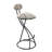 Upholstered Bar Stools Set Of 2 Striped Counter Height Modern Velvet Dining Chairs For Kitchen Island And Living Room-1880833620