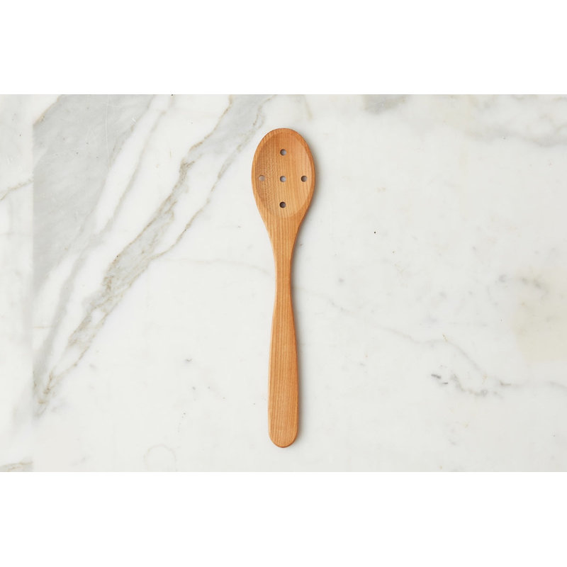 Euro Slotted Spoon, Cherrywood