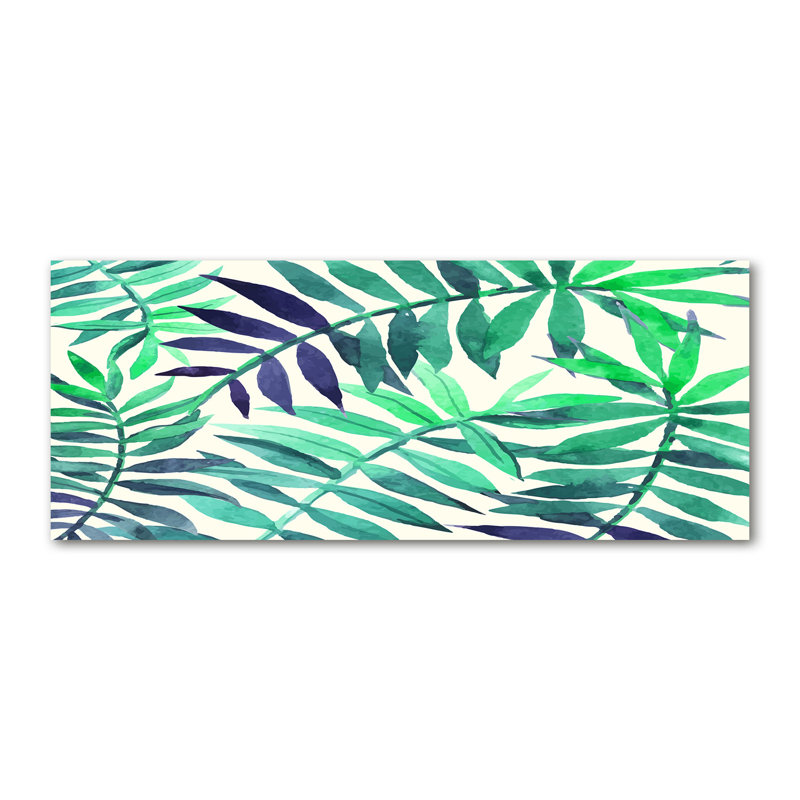 Tropical Leaves - Wrapped Canvas Print