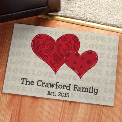 McCoole Non-Slip Valentine's Day Outdoor Doormat