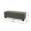 Banc repose-pieds, repose-pieds rectangulaire avec rangement caché-540774147