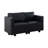Giavonni Modular Loveseat Sofa Couch – Air Leather 2 Seater with Storage Seats for Living Room-1666780750