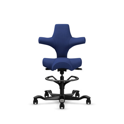 HÅG Capisco Adjustable Sit-to-Stand Height Chair with Footring