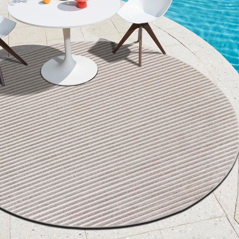 Tapis intérieur / extérieur Sabrina Soto, Rond 10 pi