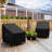 Waterproof Patio Chair Covers, Outdoor Furniture Covers For Rocking & Adirondack Chairs, Fits Up To 32"W X 37"D X 36"H, Moisture-Proof Uv Protection, Black, 2-Pack-898713955