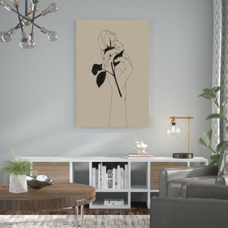 "You are the one II" par Grace Popp - reproduction d'art sur toile tendue, H 48 po x l 32 po