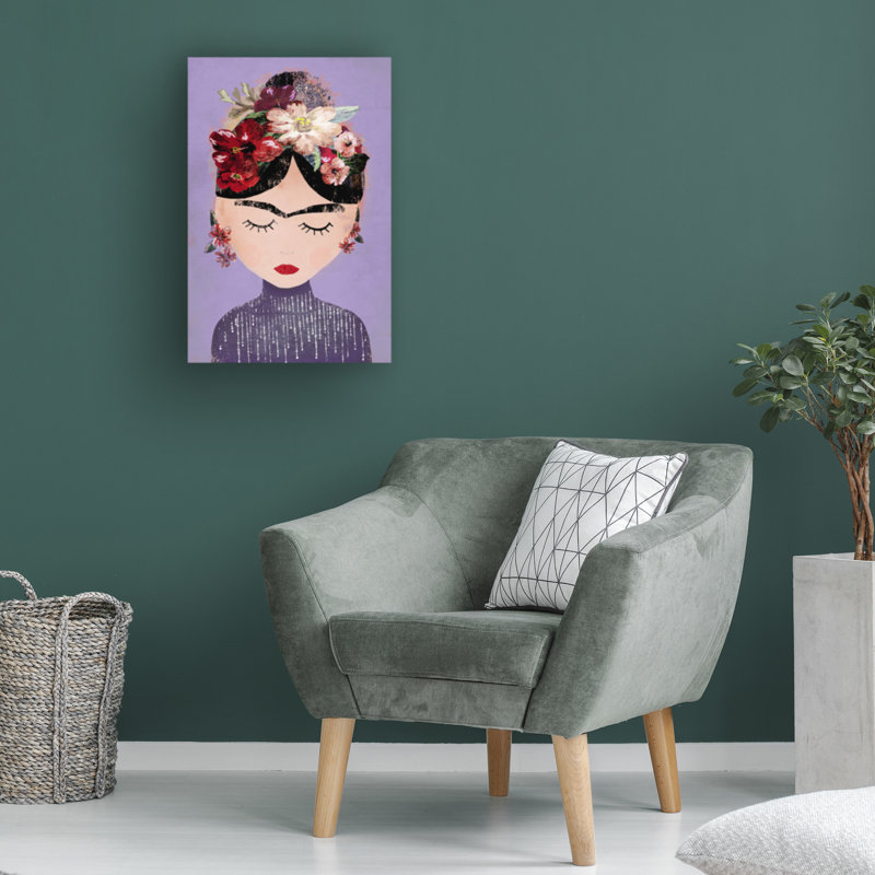 Art sur toile «Bachelor Treechild Frida», H 19 po x l 12 po