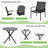 Happel Wicker 2 - Person Patio Conversation Sets with Cushions-71483661