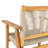 Brian Outdoor 25” Seat Height Acacia Wood Counter Stools With Woven Rope