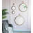 Iron Frame Vertical Round Mirror-37721310