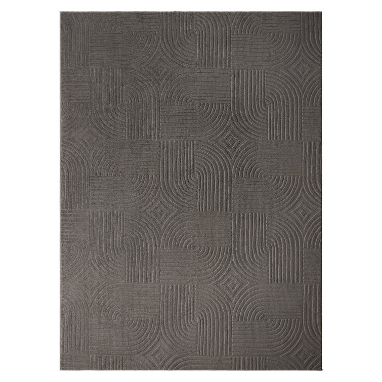 EVERYDAY Stone Everwash® Machine Washable Area Rug Charcoal Grey