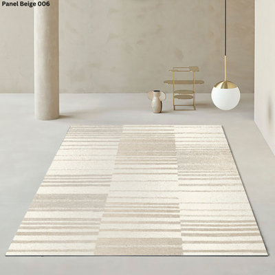 Tapis rectangulaire Halcourt avec envers antidérapant