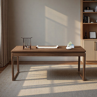 Solid wood desk for writing and calligraphy
