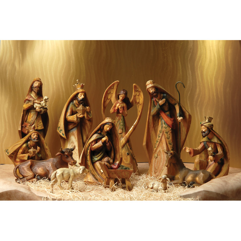 Nativity Scene - Wrapped Canvas Print, 81cm H x 122cm W x 3.8 cm D