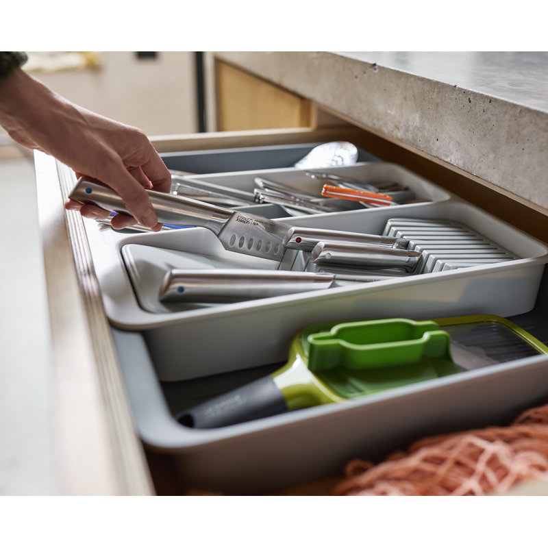 Joseph Joseph DrawerStore Expanding Tiered Cutlery and Knife Organizer