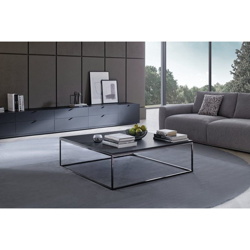 Single Coffee Table, Black, Black