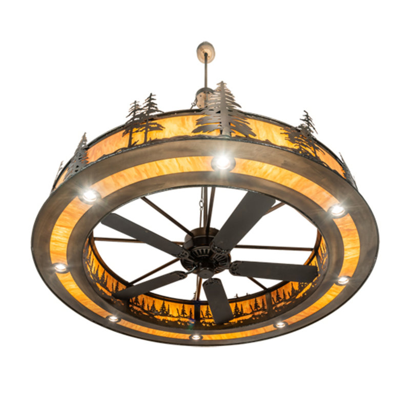Tall Pines Downrod Ceiling Fan