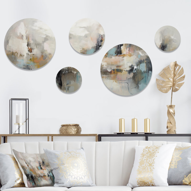 Serene Waters In Marble III - Abstract Marble Metal Wall Décor