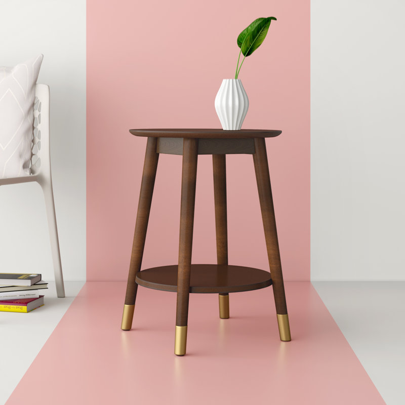 Decebal End Table, Espresso