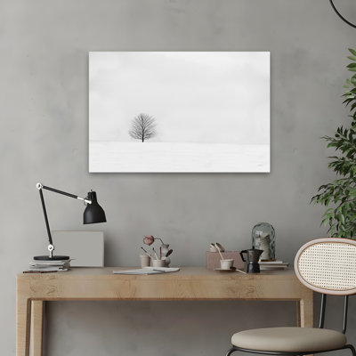 Hiver nu contemporain et minimaliste