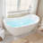 Ophelia 71" x 32'' Freestanding Soaking Acrylic Bathtub-75068065